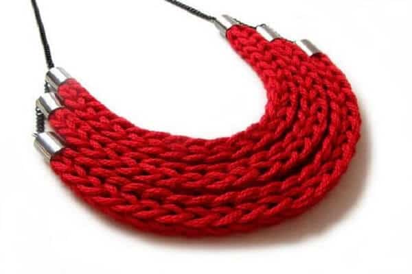 Knitting Project - Yarn Jewellery