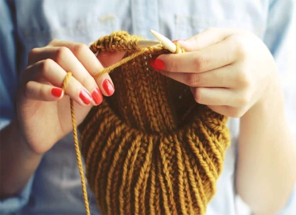 History of knitting and key terms used in knitting