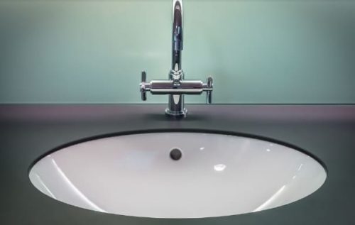 shiny clean sink